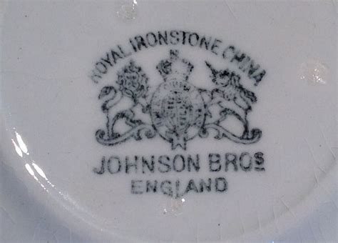 johnson brothers pottery identification